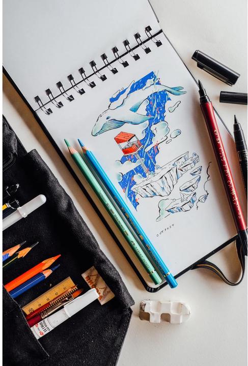 Actual product image Rhodia Touch Mixed Media Book (250 g/m², 120 x)