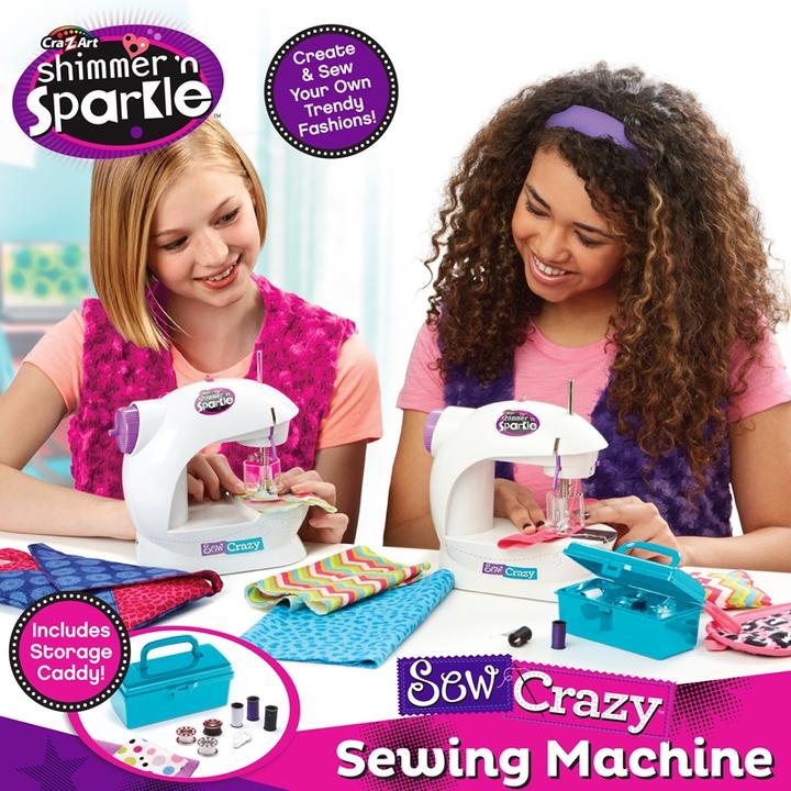 Actual product image Character Shimmer "n Sparkle - Sew Crazy Sewing Machine (40-00033)
