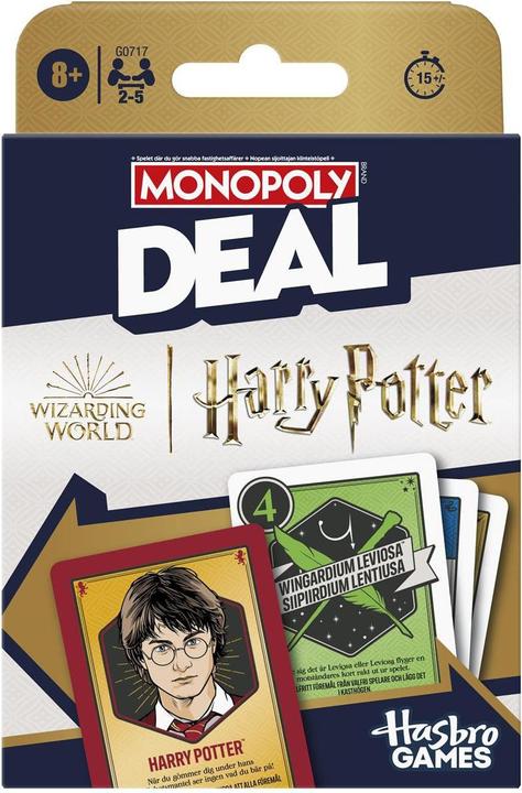 Actual product image Hasbro Monopoly Deal Harry Potter (SE/FI)