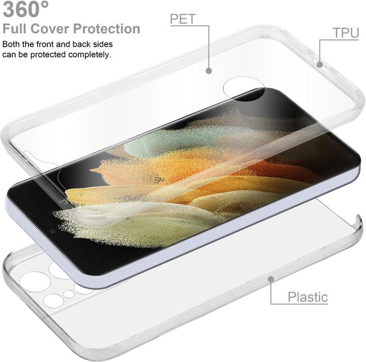 Produktbild Cadorabo TPU 360 Grad Case Hülle (Samsung Galaxy S22 Ultra)