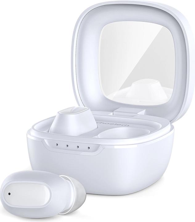 Immagine prodotto Choetech Cuffie MEMS wireless TWS Bluetooth 5.3 - bianco (8 h, Senza fili)