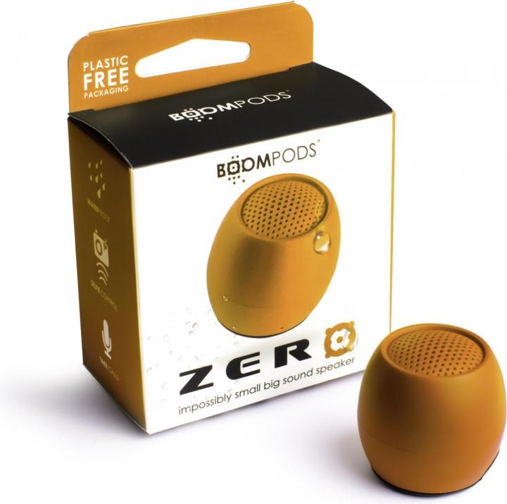 Actual product image Boompods Zero Bluetooth® Speaker Handsfree, Shockproof, Waterproof Orange (5 h, Rechargeable battery operated)