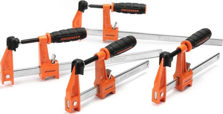Produktbild Jorgensen 4er-Satz Mittelschwere Stahlklemmen (2-15 cm, 2-30 cm) (30 mm)
