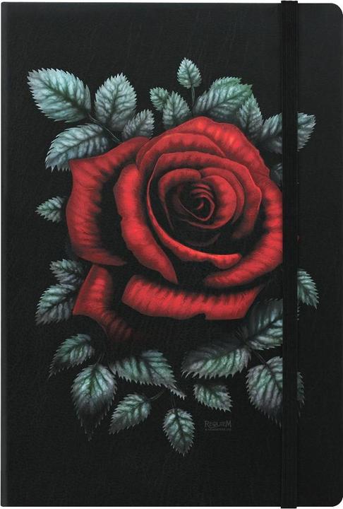 Produktbild Requiem Collective A5Notizbuch mit Rose Hardcover (A5, Harter Einband)