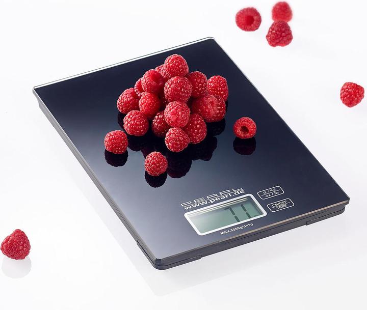 Image du produit Pearl Balance de cuisine numérique avec écran LCD & commande par capteur tactile