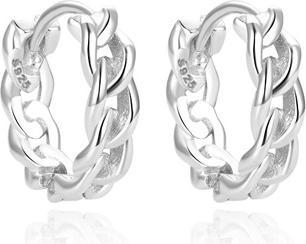 Beneto Original round earrings made of silver AGUC2121L (Silber)