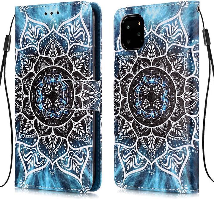 Image du produit Ueli Express iPhone 11 Pro Max Livre Etui avec porte-carte Mandala (Apple iPhone 11 Pro Max)