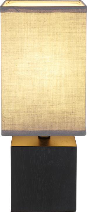 Image du produit Globo Lampe de table Valentino noir blanchi 1xE27 (E27)