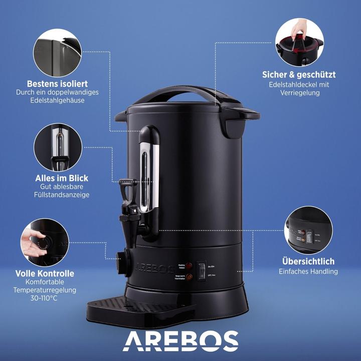 Produktbild Arebos Glühweinkocher (6.80 l)