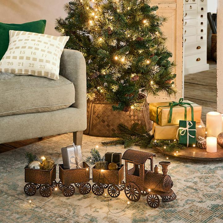 Produktbild Loberon Weihnachtsbaum-Umrandung Eden braun (1 -teilig)