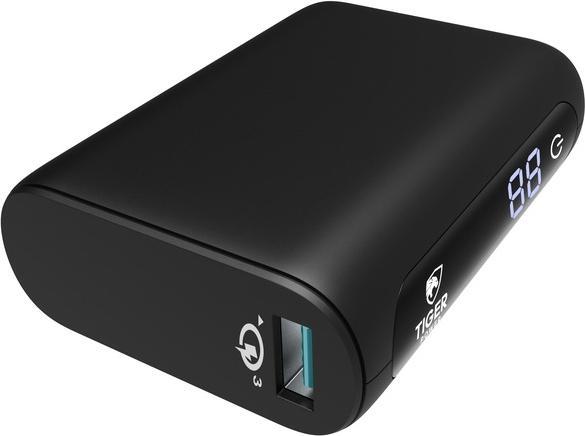 Image du produit Muvit TIGER POWERBANK 10000MAH PD + QC AVEC 2 CABLE TYPE C NOIR (10000 mAh, 20 W)