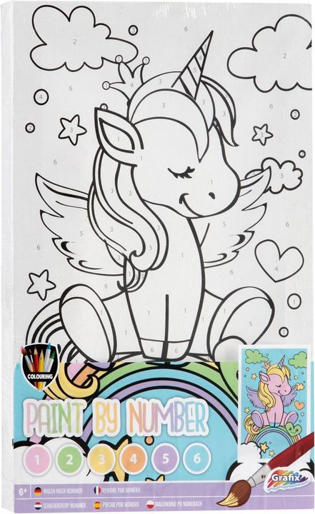 Image du produit Grafix Peinture par numéros - Licorne