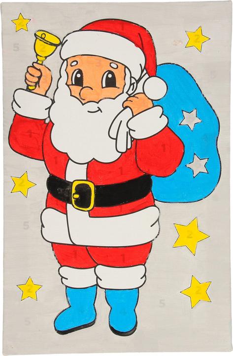 Image du produit Grafix XMAS Toile Peinture par numéros - Père Noël