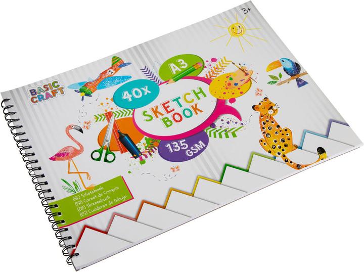 Image du produit Grafix Carnet de croquis A3 40 feuilles, 135 g / m² (A3)