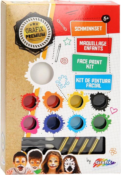 Image du produit Grafix Kit de peinture pour le visage, 9 couleurs