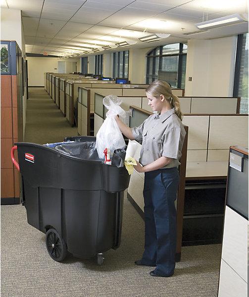 Image du produit Rubbermaid Collecteur de déchets mobile Mega BRUTE®, capacité 400 l, h x l x p 1080 x 700 x (400 l)