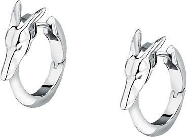 Trussardi Unique Steel Earrings Circles T-Heritage TJAXB05