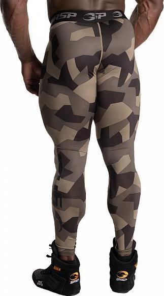 Actual product image Gasp Core Tights Green Stealth Camo