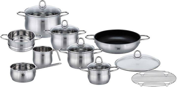 Produktbild ELO Topfset Platin 10 tlg. (Pfannenset + Topfset)