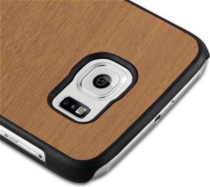 Immagine prodotto Cadorabo Copertina rigida Copertina di legno (Samsung Galaxy S6)