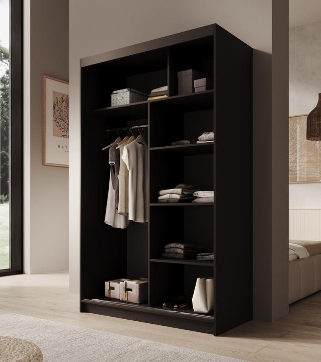 Produktbild ADRK Furniture Castello Schwebetürenschrank 120 (120 x 58 x 200 cm)