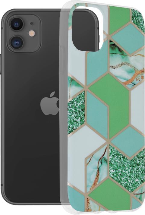 Produktbild Techsuit - Marble Series - iPhone 11 - Green Hex (Apple iPhone 11)