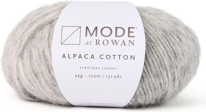 Actual product image DMC Mode at Rowan Alpaca Cotton col. 013 feather grey approx. 120 m 25 g (120 m)