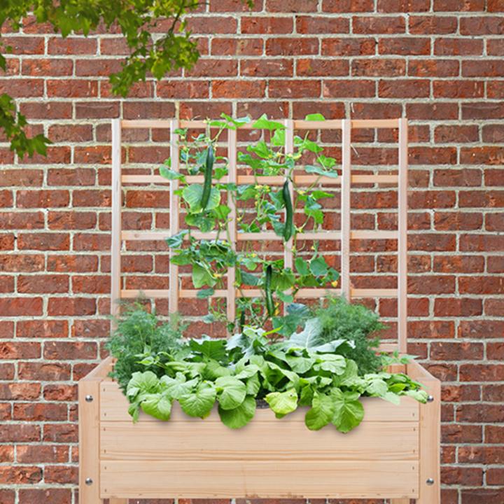 Produktbild Esschert Design Hochbeet Rankgitter blank S