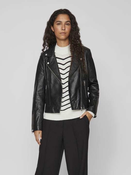 Image du produit Vila Veste en cuir style biker (40)