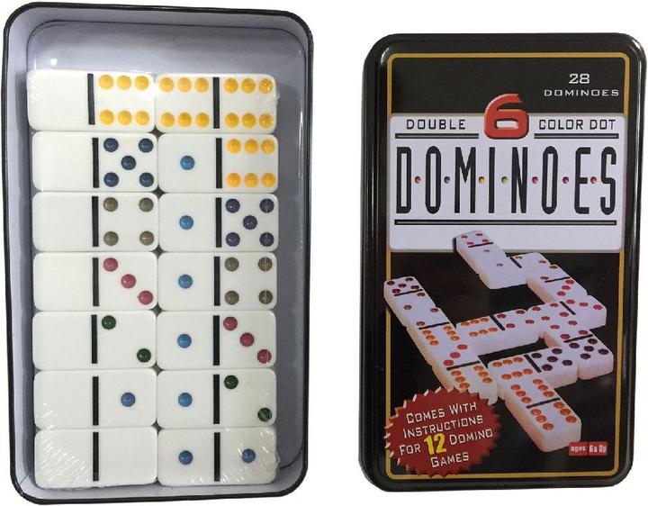 Produktbild NoName Double 6 Domino In Dose (Englisch)
