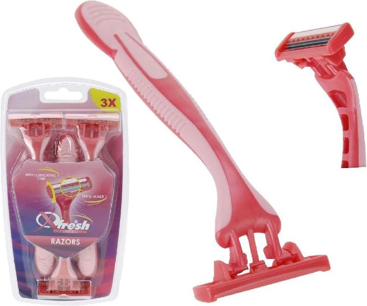 Actual product image NoName Razor Blades 3 Pcs. Pink (3 x)