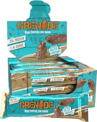 Actual product image Grenade Carb Killa Bars Chocolate Chip Salted Caramel (Caramel, Chocolate, Nougat, 1 pcs., 60 g)