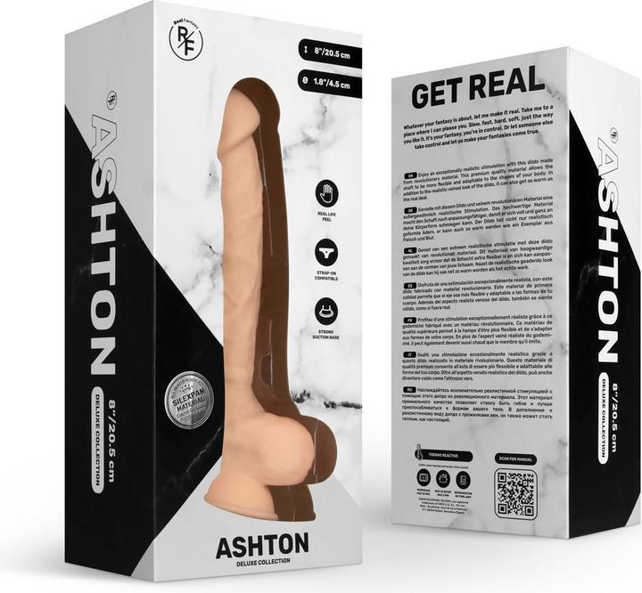 Image du produit Real Fantasy Ashton Realistic Dildo - 21 cm