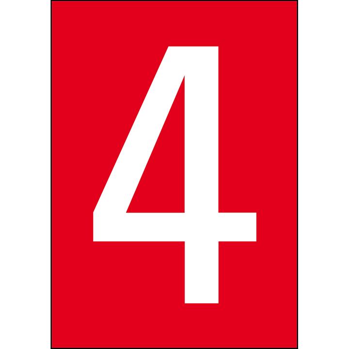 Immagine prodotto Brady Etichette A4 con numeri e lettere