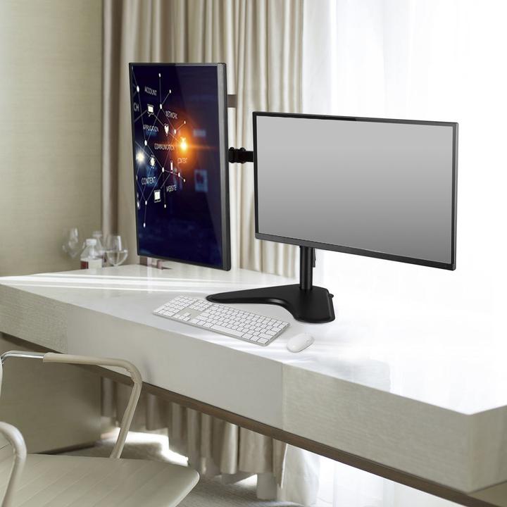 Image du produit Support de bureau pour écran, 2 écrans jusqu'à 32", VESA (Tables, 32")
