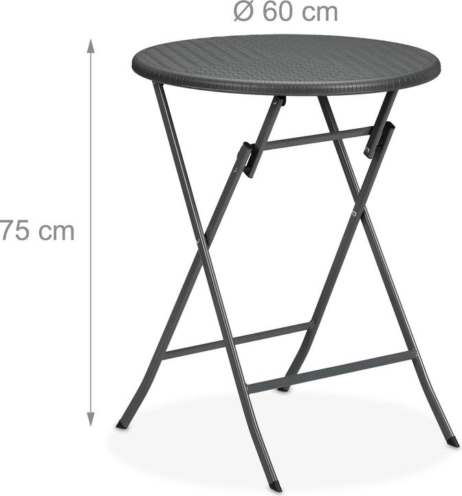 Image du produit Relaxdays Table-de-jardin (60 cm)