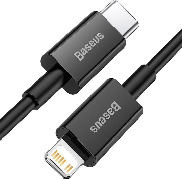 Produktbild Baseus Superior Series Cable USB-C to iP, 20W, PD, 1m (black) (1 m, USB 3.0)