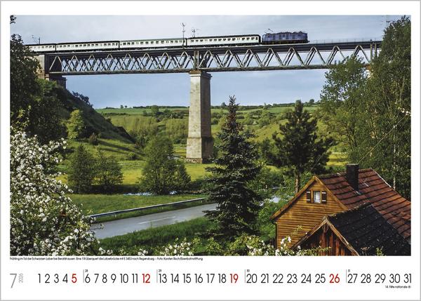 Actual product image Faszinierende Eisenbahnen 2026 (42 x 30 cm, Hardcover, German)