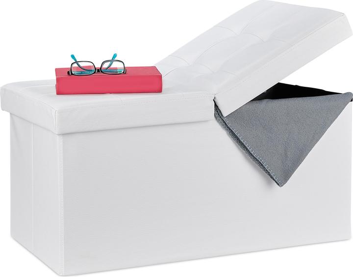 Image du produit Relaxdays Banquette, espace de rangement (75 cm)