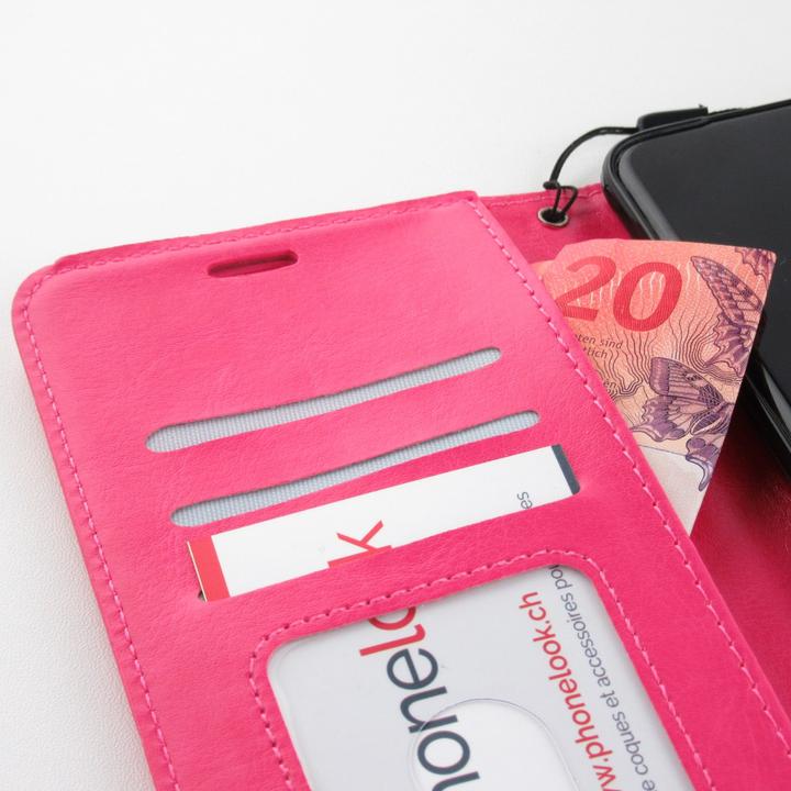 Produktbild PhoneLook Hülle Premium Flip Dunkelrosa (Samsung Galaxy S22)