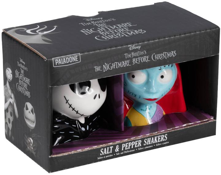 Productafbeelding Paladone Products Disney - L'Étrange Noël de monsieur Jack - Salière et poivrière en céramique Jack et Sally (Zout, Peper)