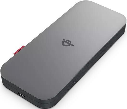 Produktbild Lenovo GO Wireless Power Bank 10000 mAh, Thunder Black, 258 g, 15 W (10000 mAh, 30 W, 38.50 Wh)