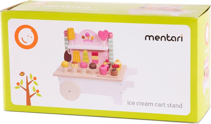 Image du produit Mentari Chariot à glace en bois, 18dlg.