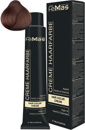 Immagine prodotto FemMas 7,83) Colore per capelli biondo medio ambrato oro 100ml (7,83) Colore per capelli biondo medio ambrato oro 100ml)