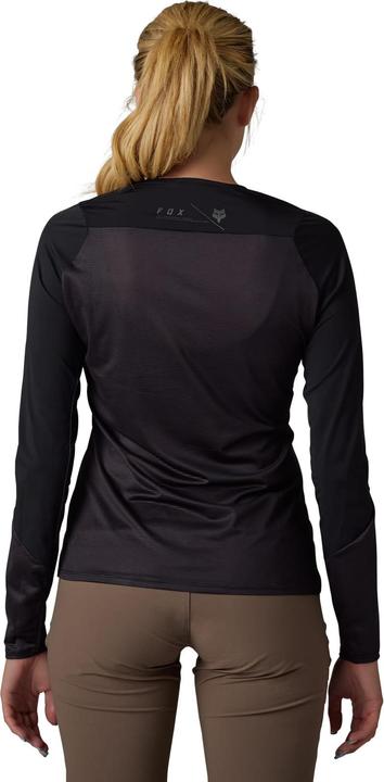 Actual product image Fox Jersey 23 W Flexair Ascent Ls Blk L (L)