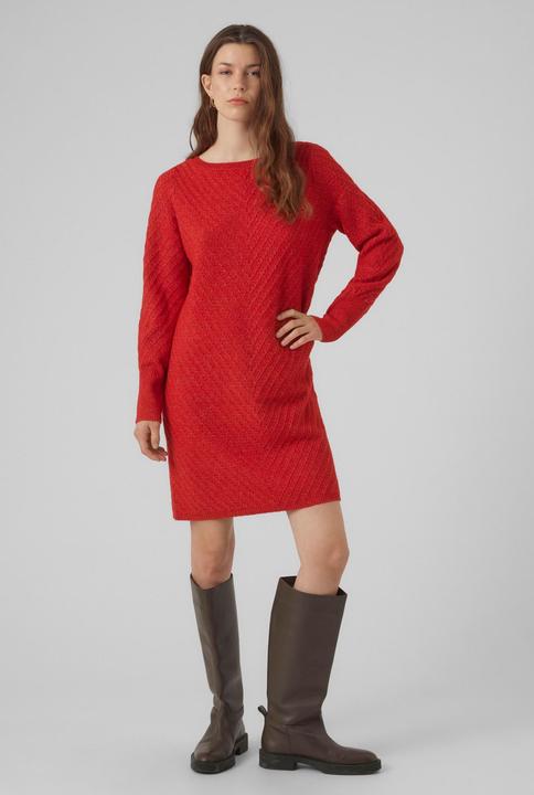 Image du produit Vero Moda VMANJASTINNA LS BOATNECK DRESS GA EXC Robe en maille (XS)
