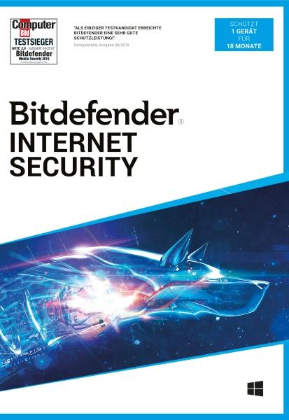 Actual product image Bhv Bitdefender Internet Security 2021 1 Device / 18 Months (Code in a Box)