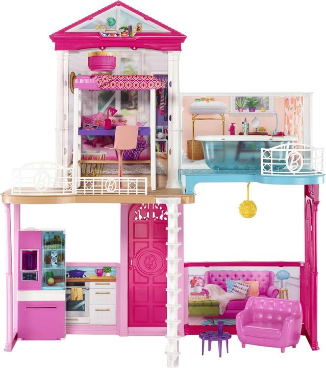 Actual product image Barbie House, Furniture And Dolls