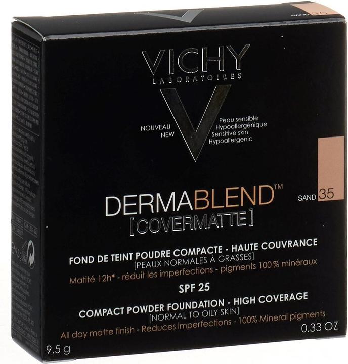 Actual product image Vichy Dermablend (Covermatte) Compact Powder Make-up (#35 Sand)