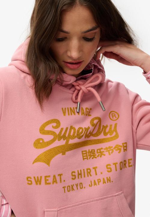 Actual product image Superdry Embellished Vl Relaxed Hood (XS)
